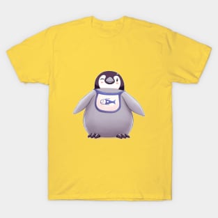 Penguin Ready For Fish (Plain) T-Shirt